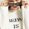 Sweaters Women Korean Fashion Letter Jacquard O-Ne