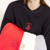 Sweatshirt Women Autumn Winter Embroidery Loose Ca