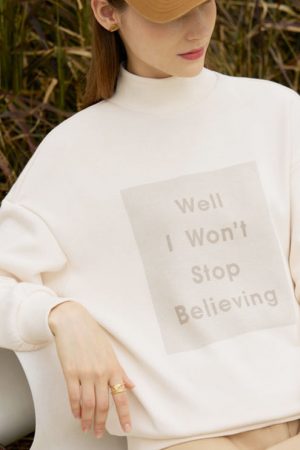 Sweatshirts For Women Autumn Turtleneck Printing C