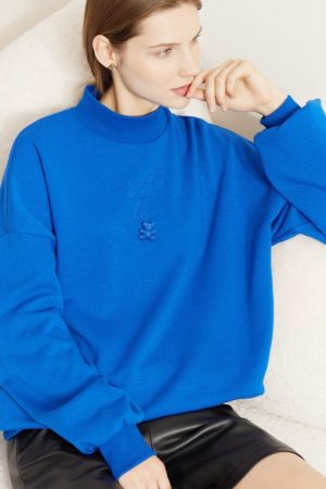 Sweatshirts For Women Winter Fashion Letter Embroi
