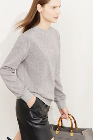 Sweatshirts Women Winter Commuter Solid Fashion Ca