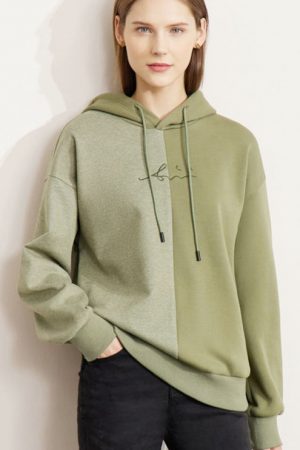 Sweatshirts Women Winter Hooded Thicken Embroidery