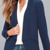 Temperament Women's Coat Top Solid Color Slim Long