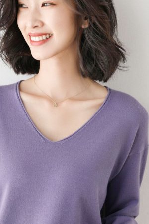 Winter Autumn Basic Women Sweater Knitted Office L