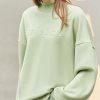 Winter Fleece Sweatshirt Women Warm Hoodies Turtle