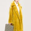 Winter Women Furry Faux Rabbit Fur Coat Luxury Lon
