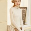 Winter Women's Sweater Fashion French Style Hollow