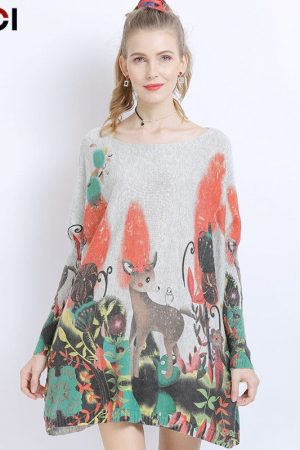 Winter Wool Sweater For Women Pullovers Knitted Lo