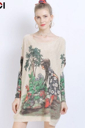 Winter Wool Sweaters For Women Pullovers Dress Gir