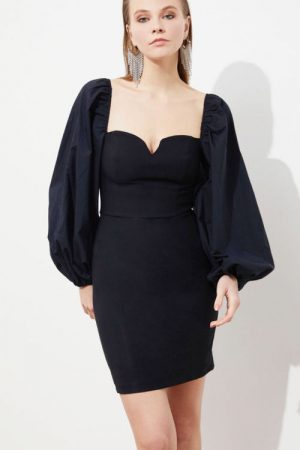 With Color Block Dress Tprss21el0192