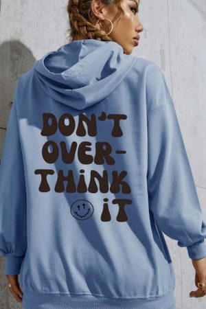 With Kangaroo Pocket Women Sweatshirts Solid Back