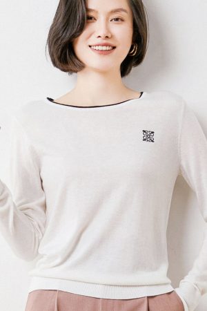 Women Autumn Winter Cashmere Basic Slim Sweater Of