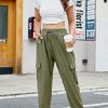 Women Jogger Pants Autumn Sweatpants With Two Side