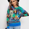 Women Knitted Sweater Fashion Oversized Pullovers