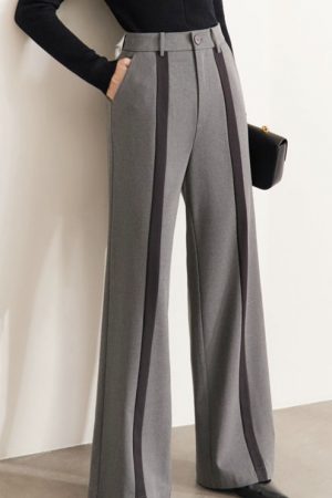 Women Pants Autumn Winter Commuter All-Match Panel