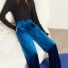 Women Pants Winter All-Match Vintage High Waist Tr