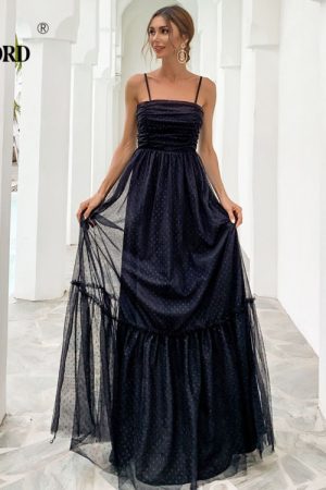 Women Spaghetti Strap Beach Dress Summer White Flo