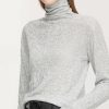Women Sweaters Autumn Turtleneck Solid Knitted Top