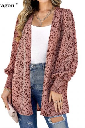 Womens Autumn And Winter Clothing Fashion Leopard