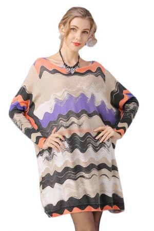 Wool Oversized Sweater For Women Warm Long Pullove