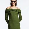 Year Autumn Green Mini Dress For Women Ladies Slas