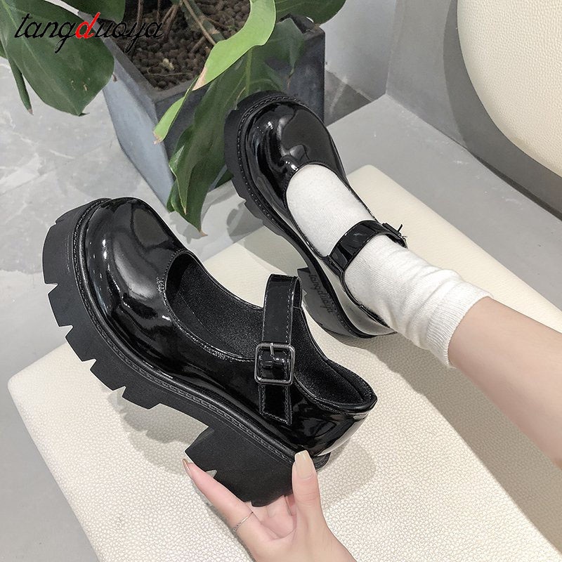 Women heels Shoes mary janes Pumps platform Lolita shoes on heels Women's Japanese Style Vintage Girls High Heel shoes for women